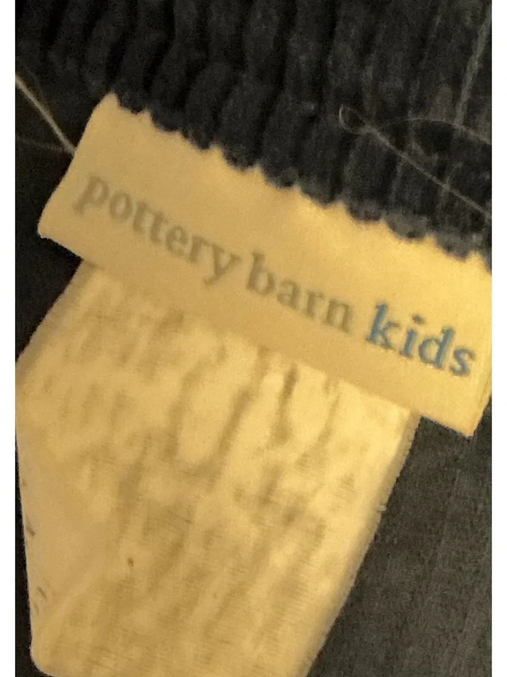 EUC Navy Blue Pottery Barn Corduroy Drapes x4
